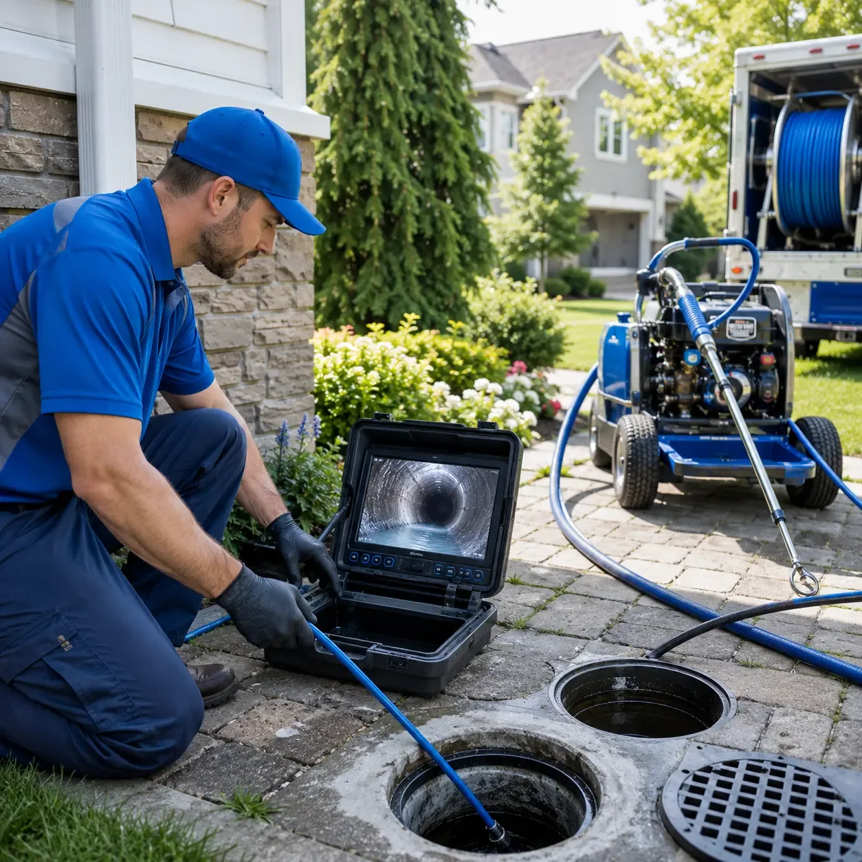 Outdoor drain cleaning professionals serving Hampton, AR